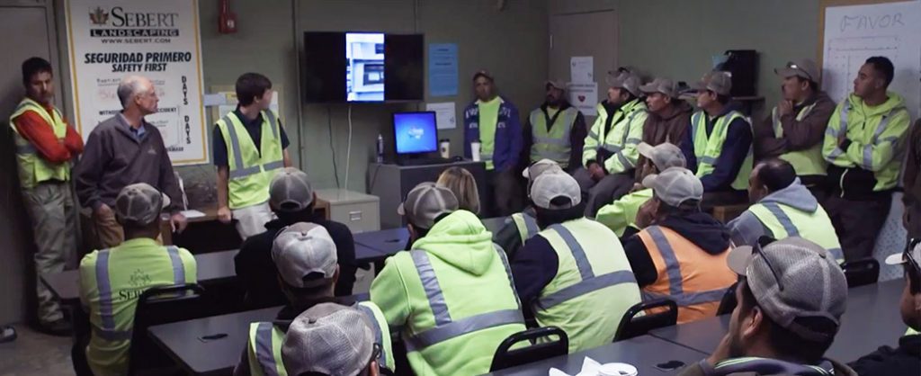 Landscapers in Group Training